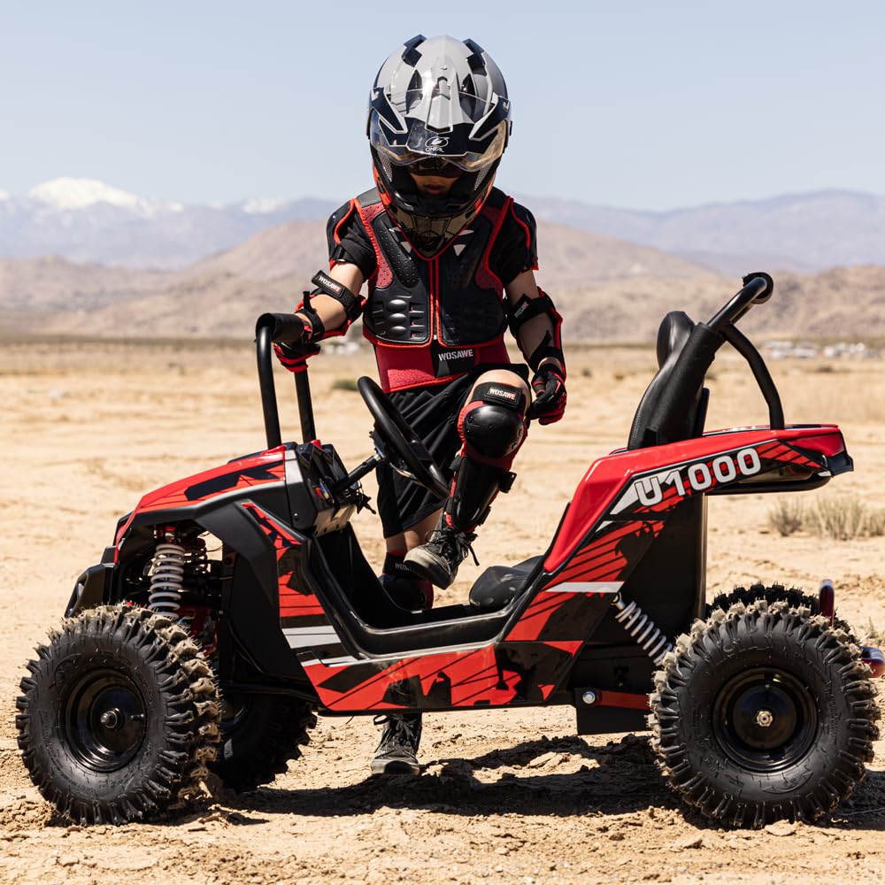 UTV Ride on Car (Large), 48V Shock Absorber Electric Vehicles with Disk Brake