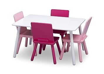 Kids Table and Chair Set (4 Chairs Included)