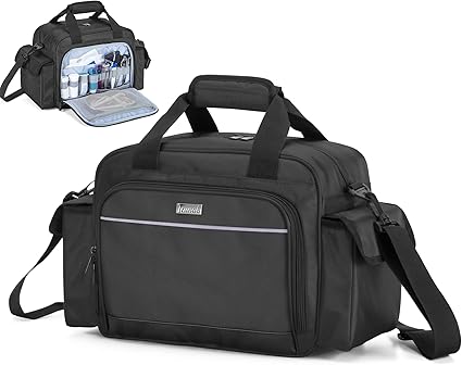Home Health Nurse Bag Empty, Portable Medical Supplies Shoulder Bag for Hospice