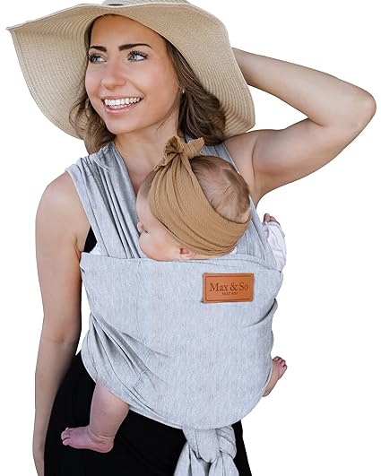 Baby Wrap Carrier - Premium Cotton Baby Carrier Wrap for Newborn to Toddler