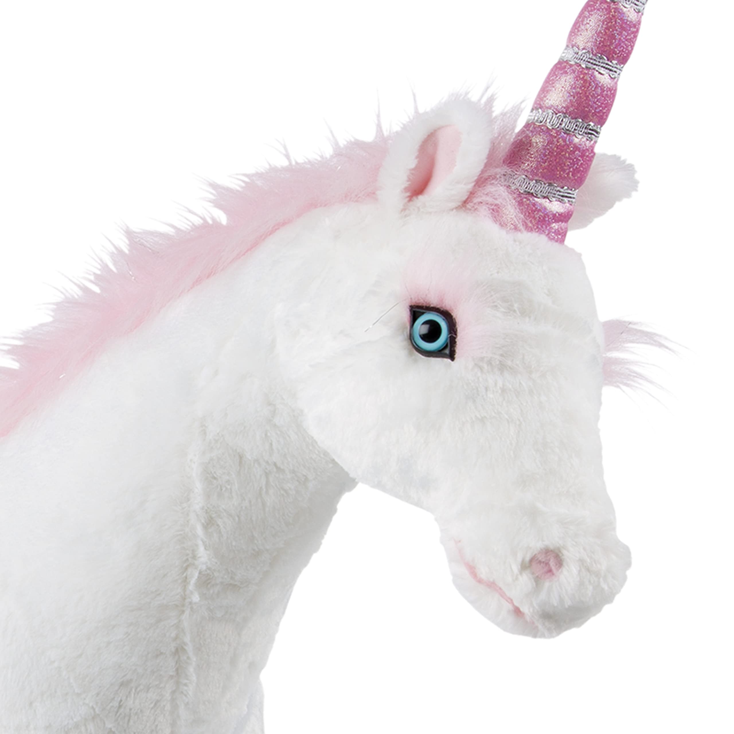 Giant Unicorn - Lifelike Stuffed Animal (Over 2 feet Tall)