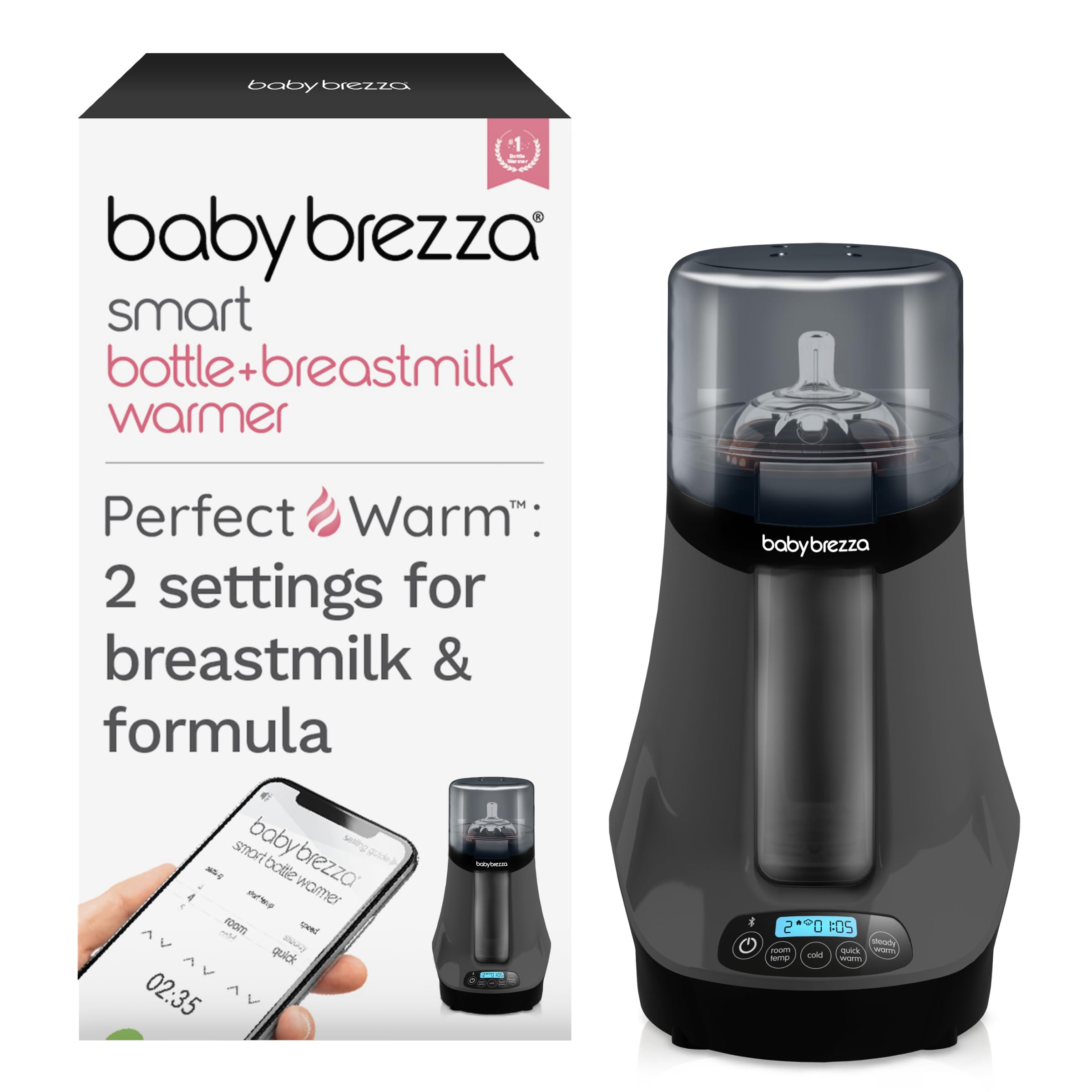 Fast Baby Bottle Warmer - Smart Baby Milk Warmer + Breastmilk