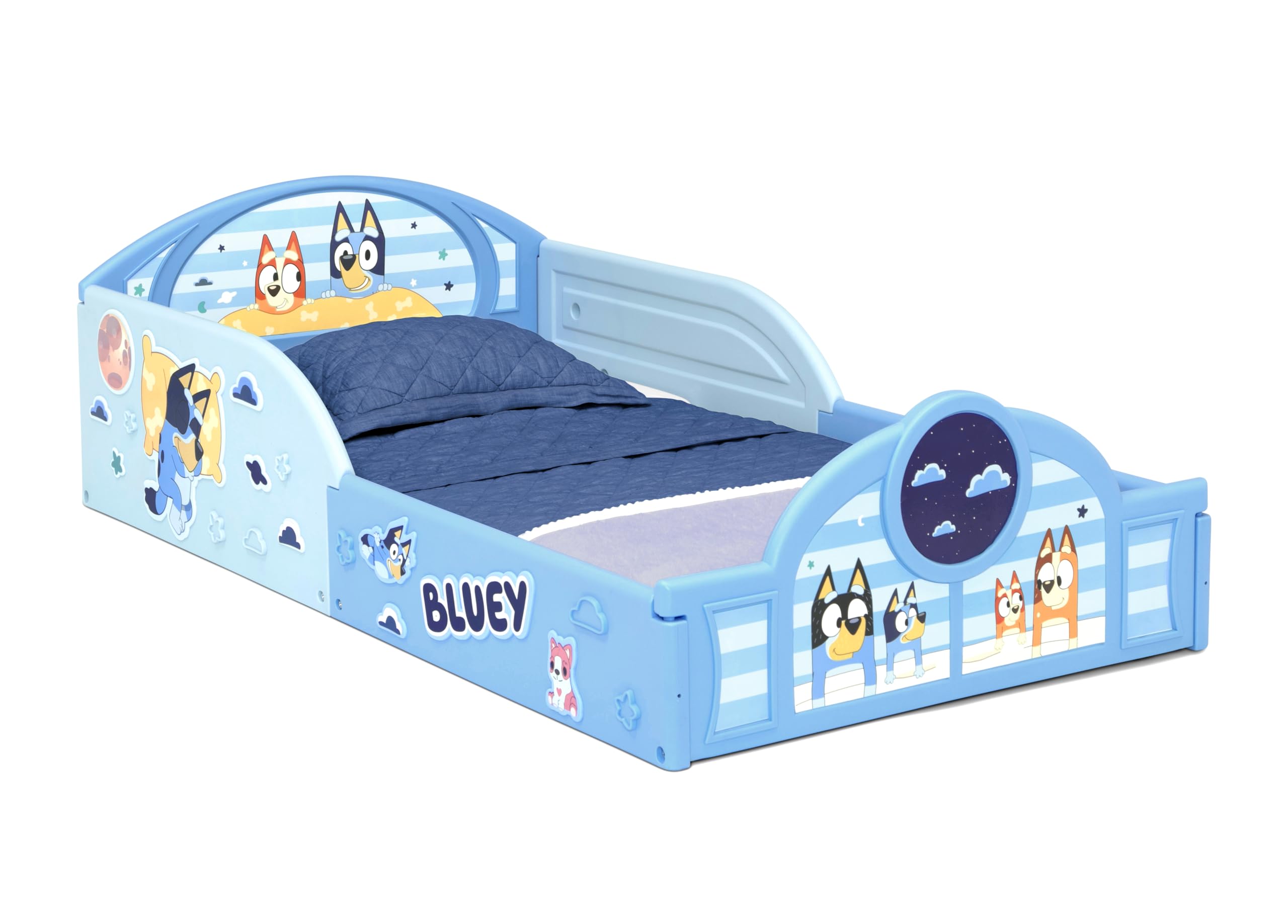 Bluey 4-Piece Toddler Room-in-a-Box Set – Includes Sleep and Play