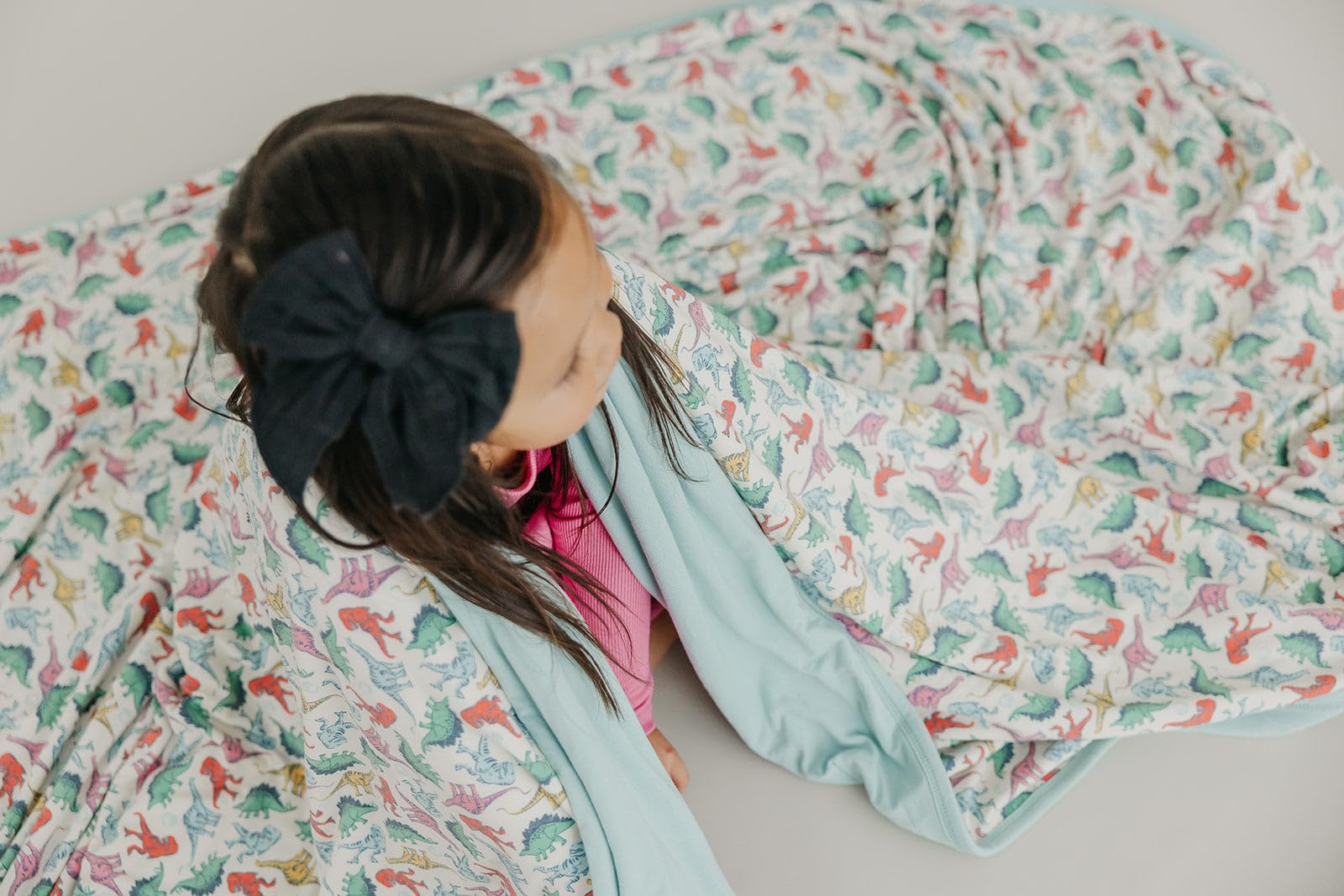 Oversized Reversible Fleece Throw Blanket 70x50 Inch