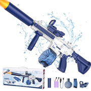 Water Gun With Muzzle Light,Automatic Squirt Gun Long Range Blaster