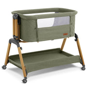 1 Baby Bassinet, Rocking Bassinets with Comfy Mattress and Wheels