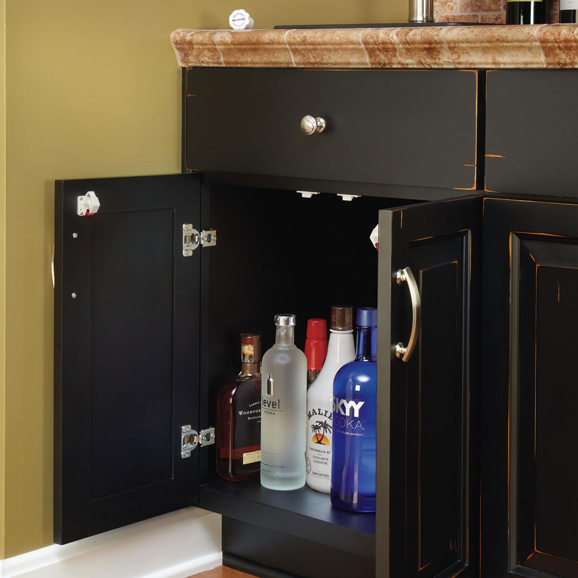 RAL-101-1 Rev-A-Lock Magnetic Cabinet Security System Set to Child Proof Cabinet Drawers