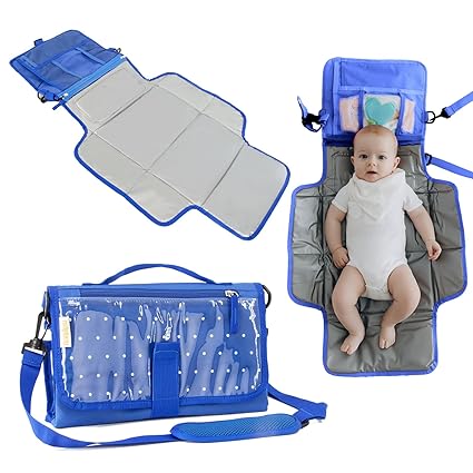 Portable Diaper Changing Pad for Baby – CPC Certified Travel Diaper Clutch & Waterproof