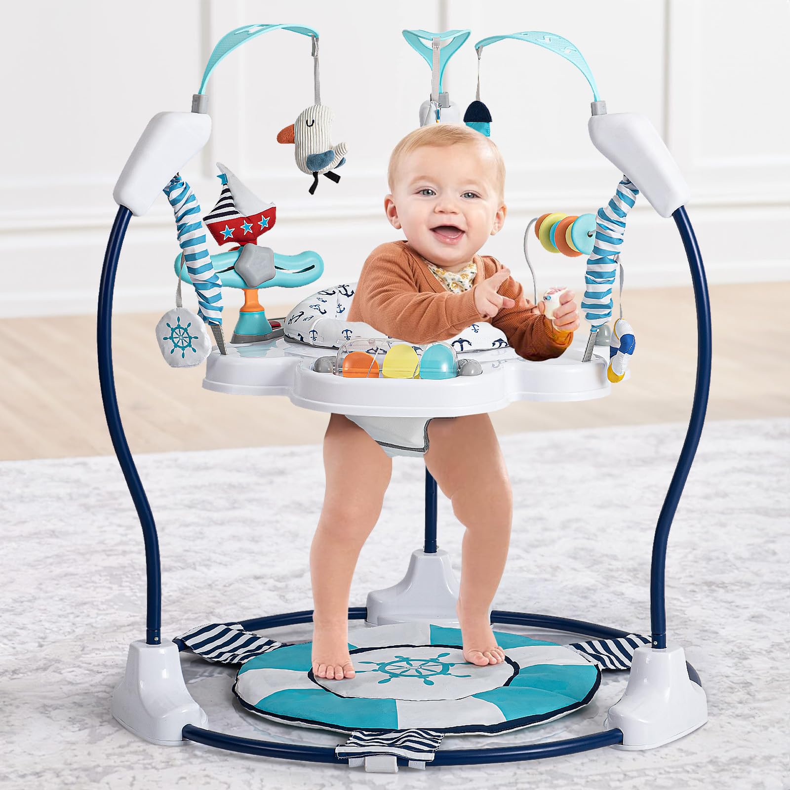 Baby Activity Center Jumper with 360° Rotating Seat