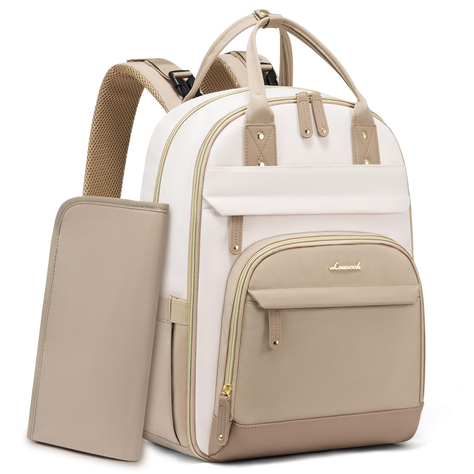 Diaper Bag Backpack, Baby Bag with Changing Pad
