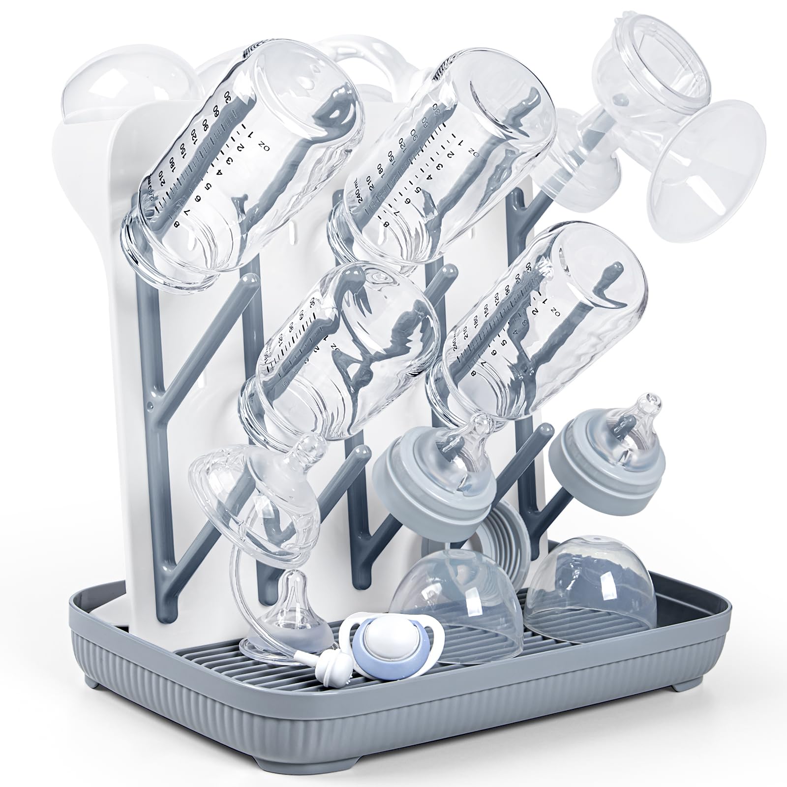 Termichy Baby Bottle Drying Rack: Large Vertical Bottle Dryer Rack