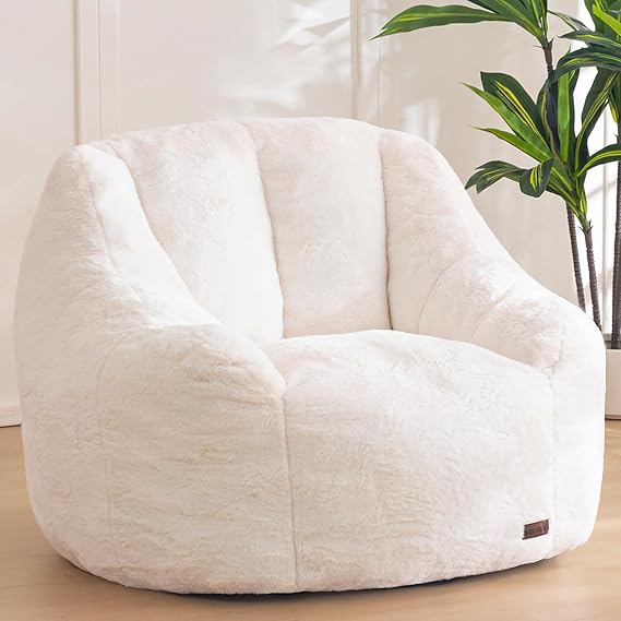 Bean Bag Chair, Comfy Bean Bag Sofa with Back Support