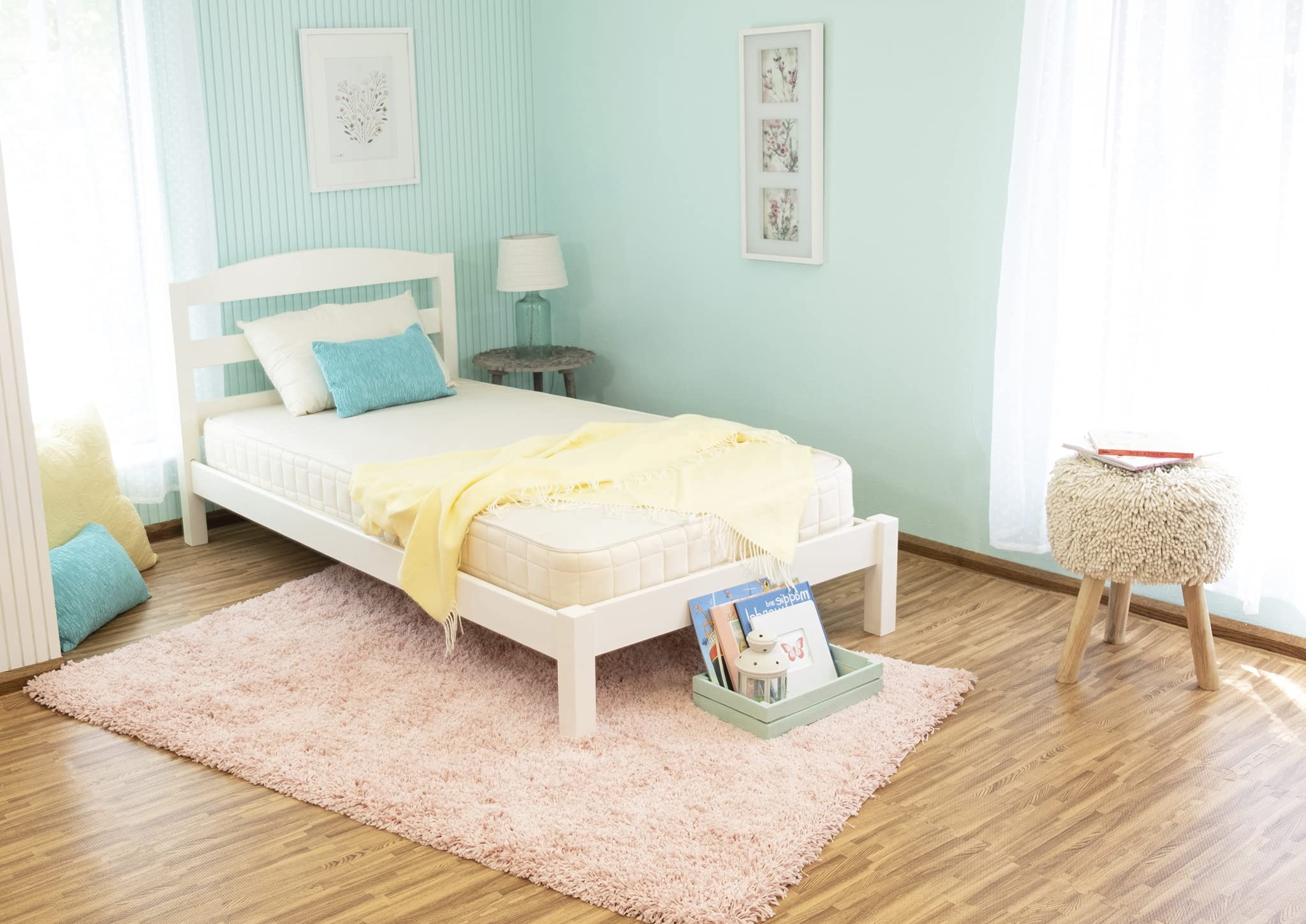 2-in-1 Organic Kids Mattress with Quilted Top and Waterproof Layer