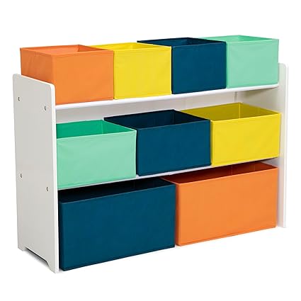 Deluxe Multi-Bin Toy Organizer with Storage Bins
