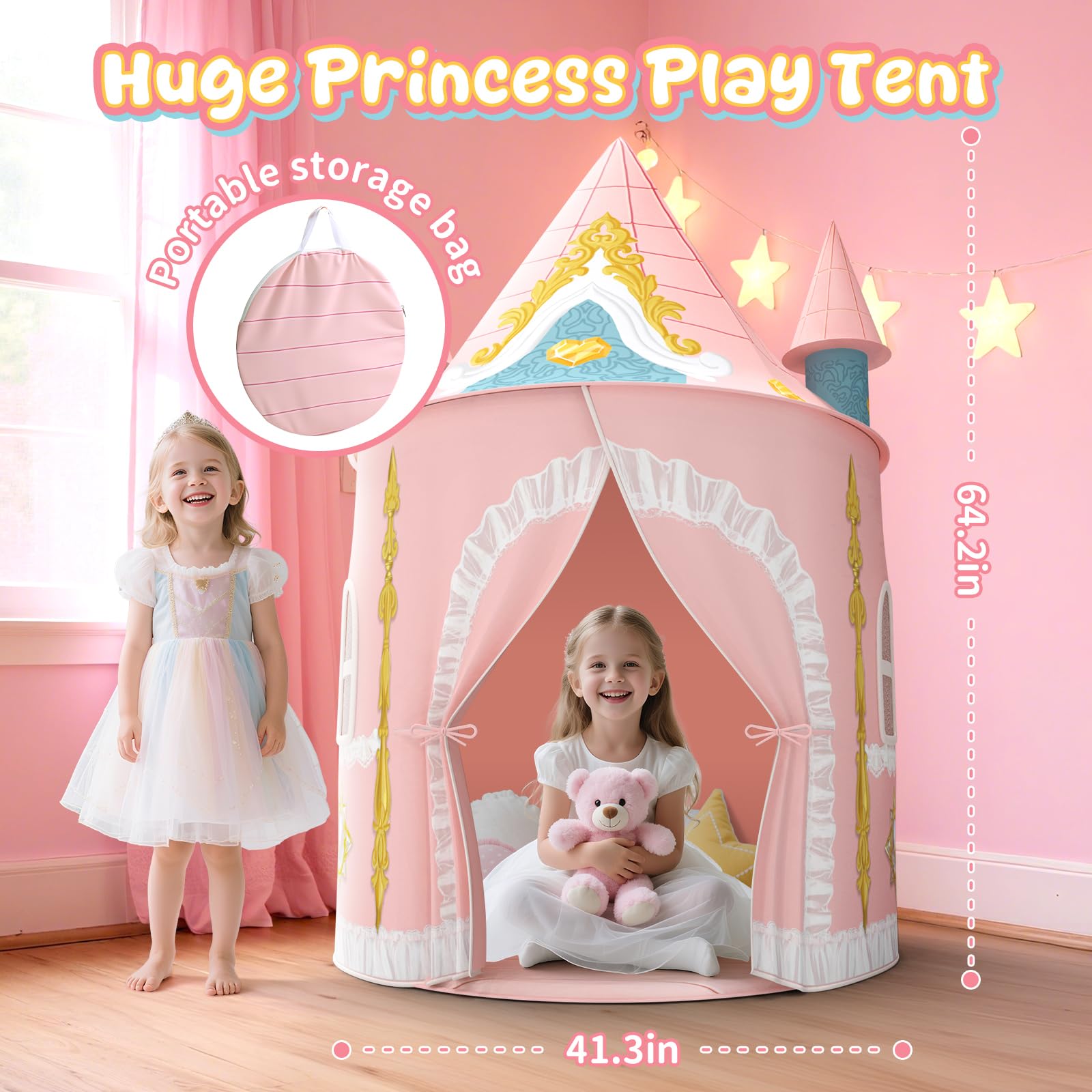 Kids Play Tent Princess Castle Playhouse