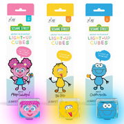 Sesame Street Water-Activated Light-Up Cubes Bundle for Sensory Play