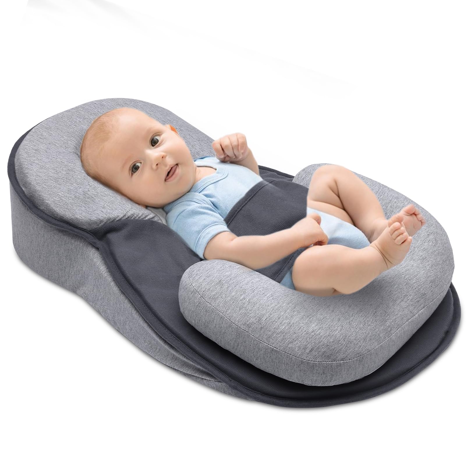 Natural Latex Nursing Pillow with Organic Cotton Cover