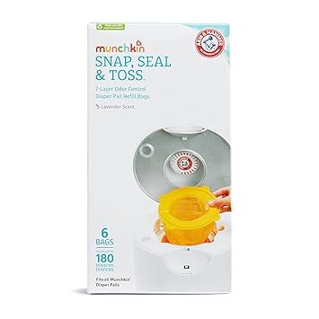 Arm & Hammer Diaper Pail Snap, Seal & Toss™ Refill Bags