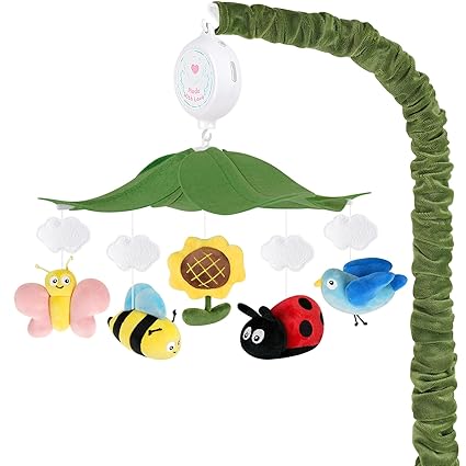 Woodland Crib Mobile for Girls – Cute Animals Baby Mobile for Crib