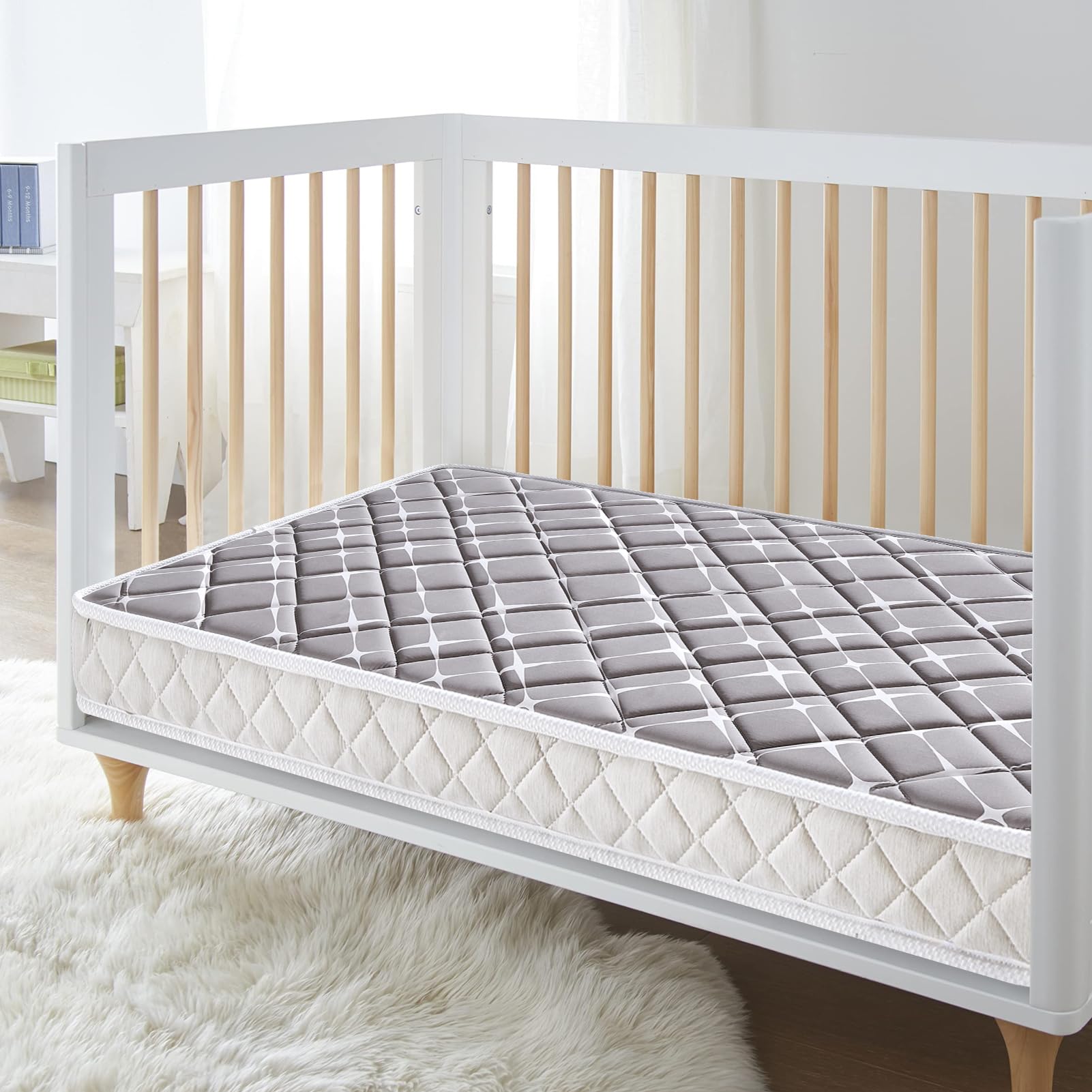 Premium Dual-Sided Baby Crib Mattress and Toddler Mattress - 52" x 27.6"