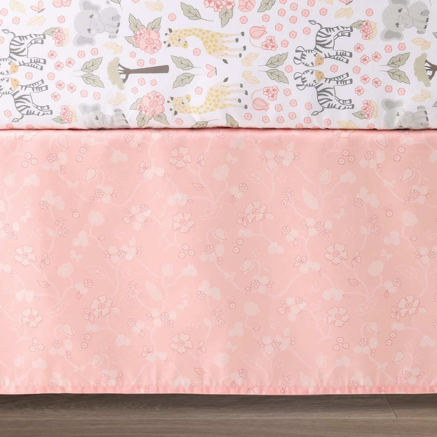 3 Piece Baby Crib Bedding Set for Girls - Newborn, Infant & Toddler Nursery Bed Set