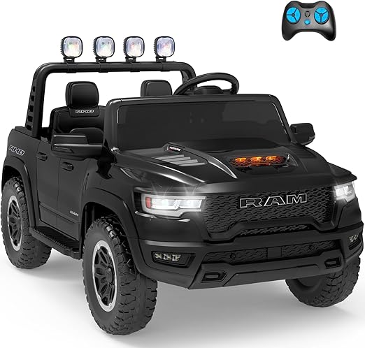Electric Car for Kids, Licensed Ram 1500 RHO, 24V Ride on Toys for Big Kids