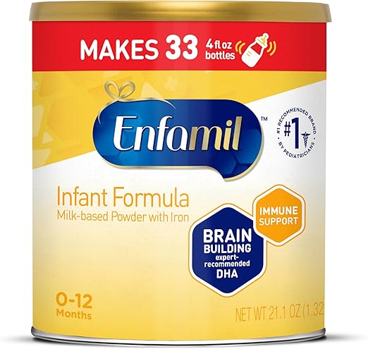Formula, Milk-based Baby Formula with Iron, Omega-3 DHA & Choline