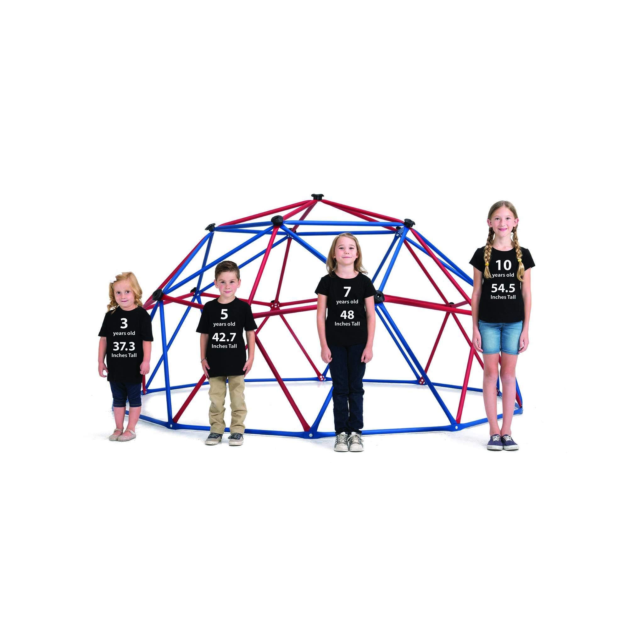 Geometric Dome Climber Play Center, Earthtone