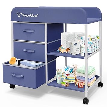 Gear Portable Changing Table with Storage, Diaper Changing Station