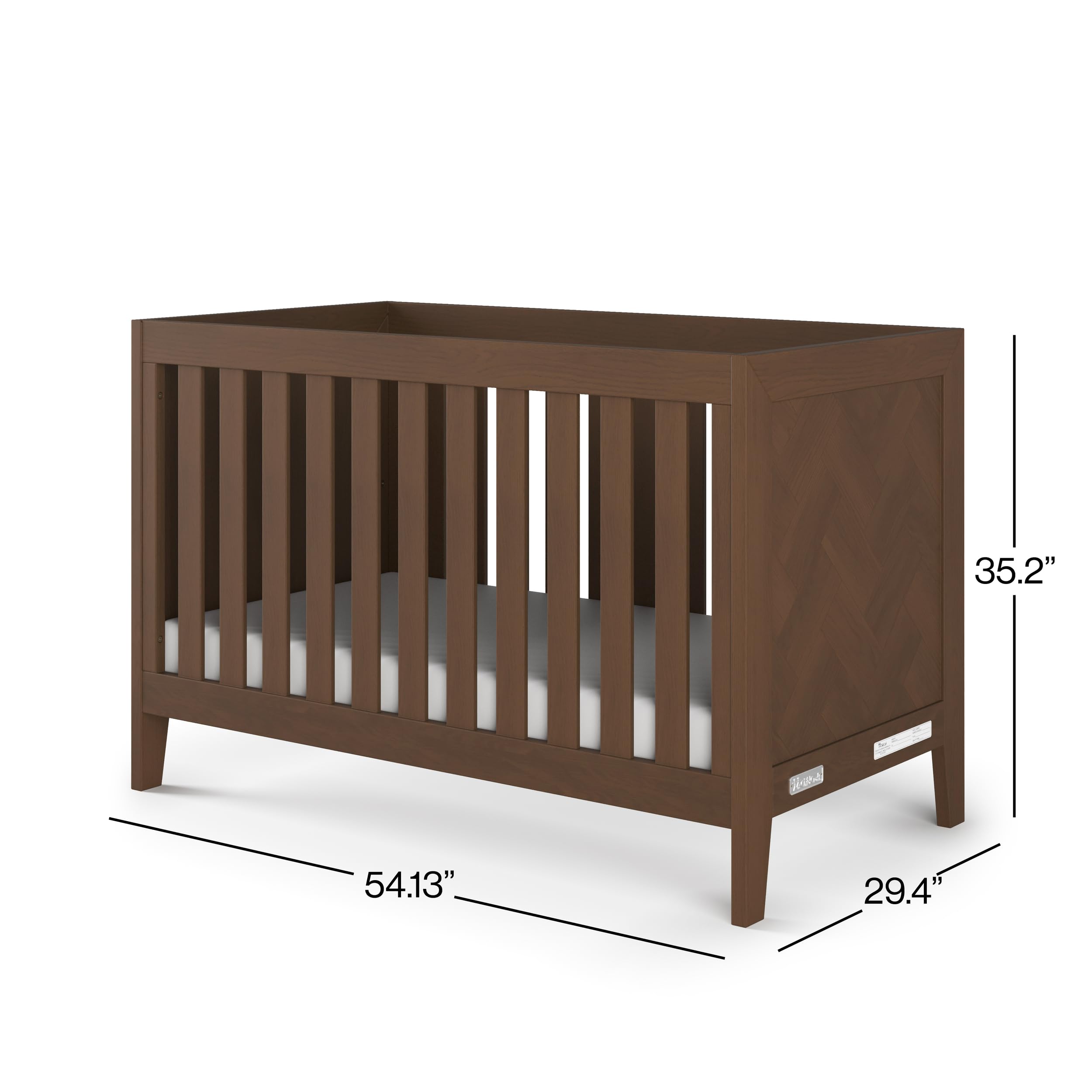 3-in-1 Convertible Crib and Double Dresser Nursery Set