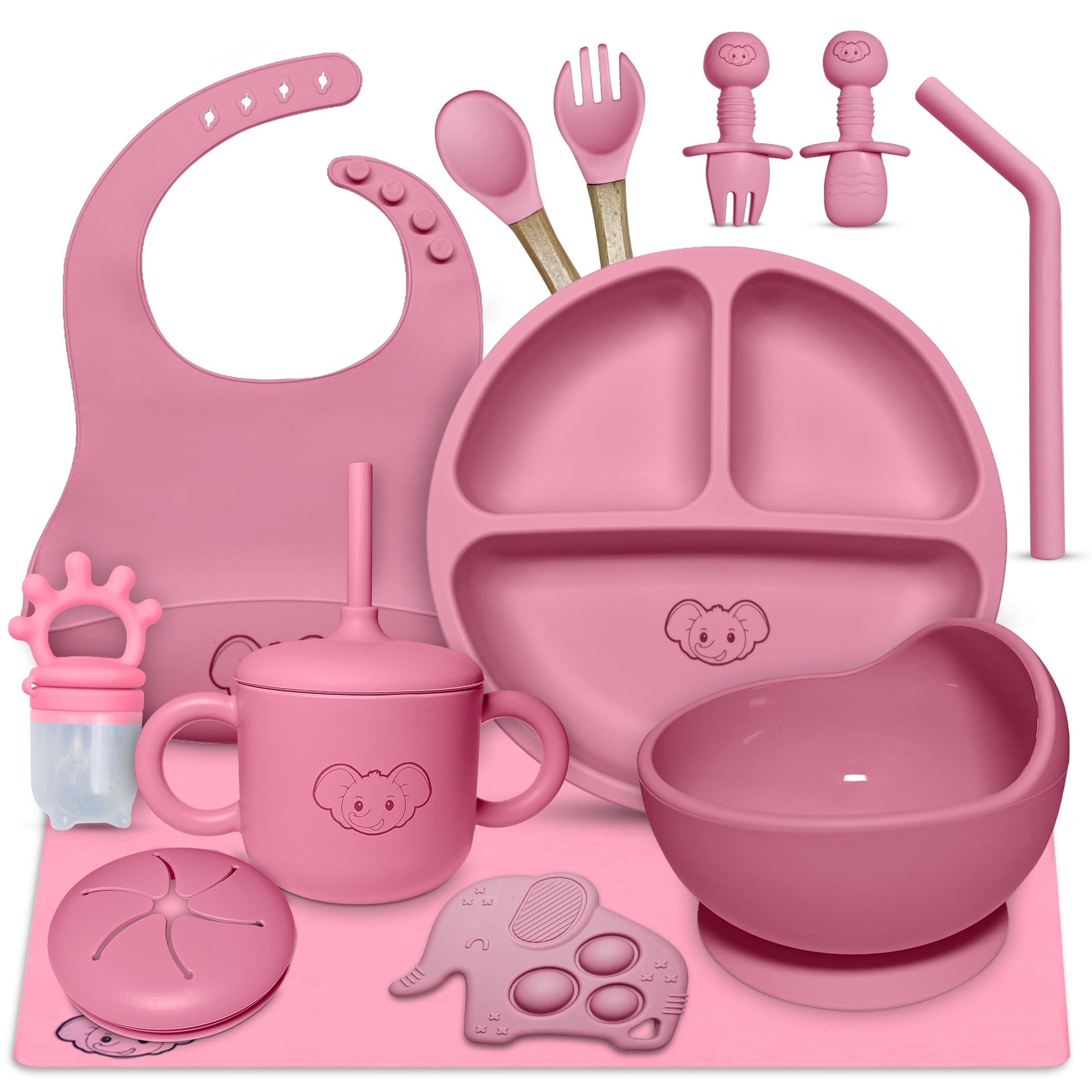 Baby Feeding Set - Baby Led Weaning Supplies with Sippy Cup