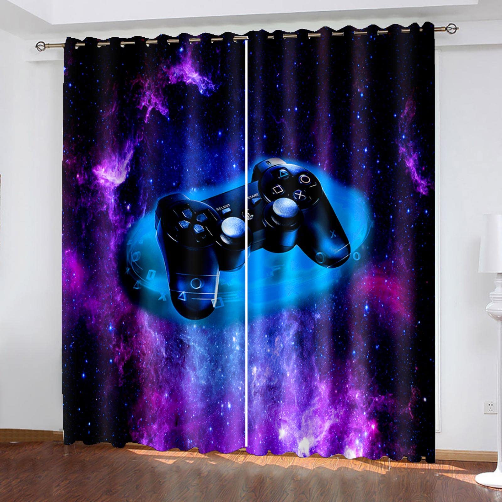 2 Pieces 3D Pattern Video/TV Game Player Printing Living Room Game Handle