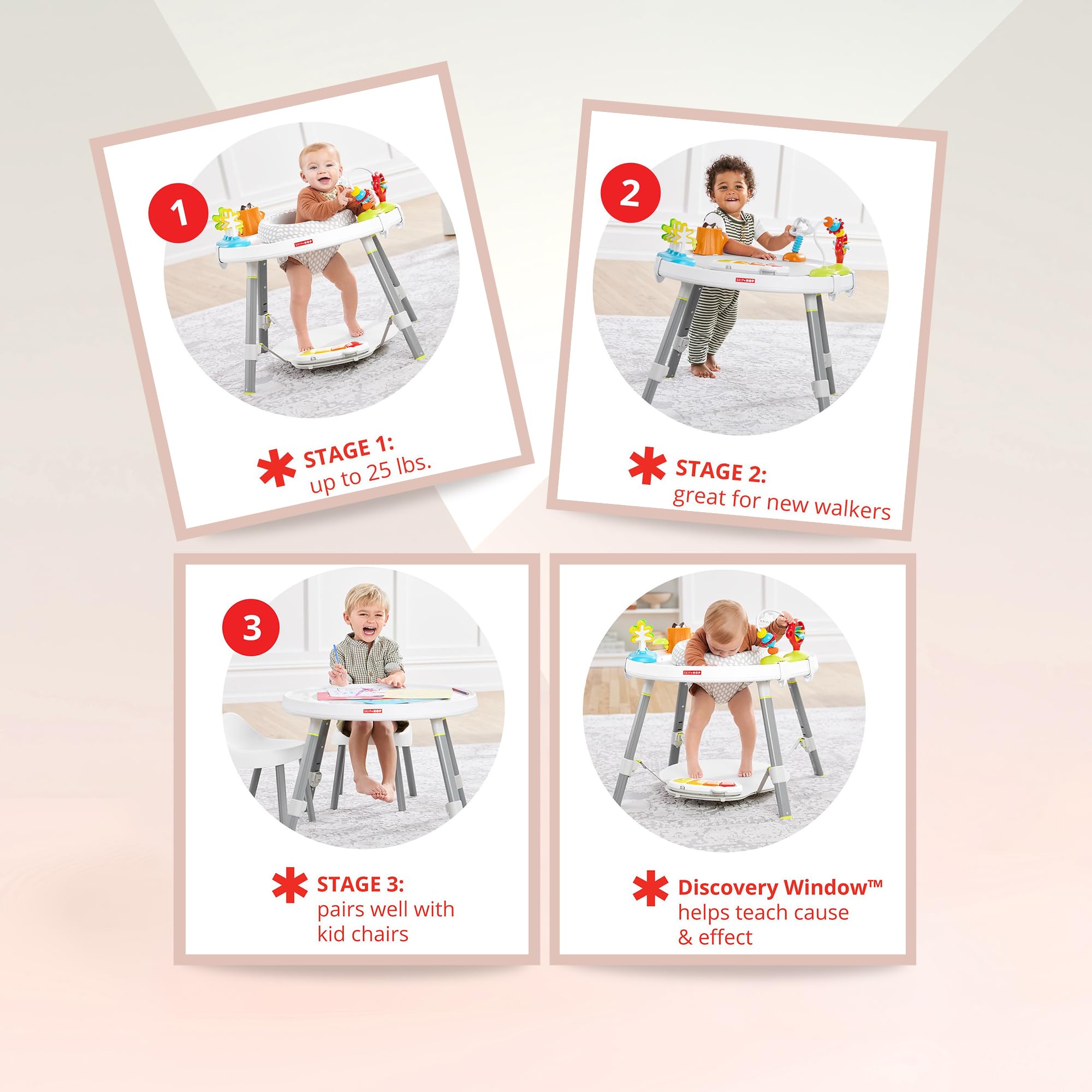 4-in-1 High Chair & Activity Center Bundle
