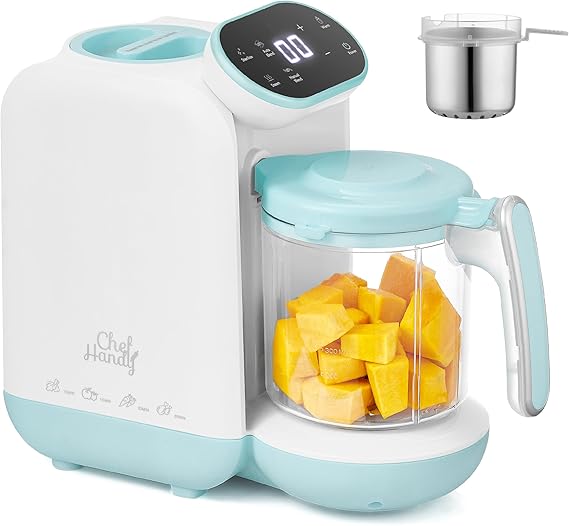 Baby Food Maker, 5 in 1 Baby Food Processor with Steaming Basket