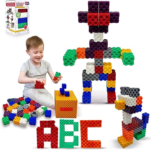 Building Blocks for Kids - 96 PCS STEM Educational Building Blocks
