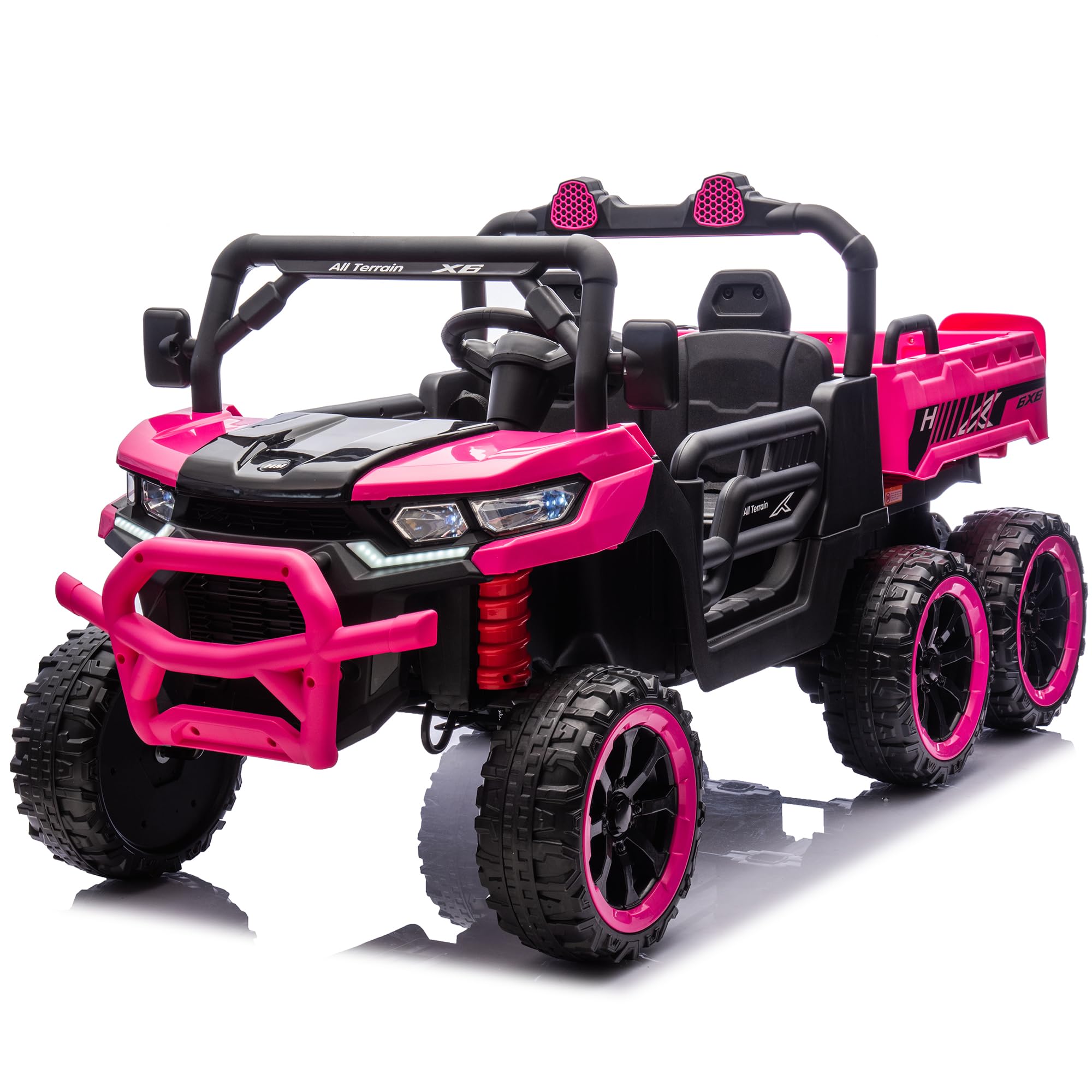 24V Kids Ride-On Dump Truck 2-Seater with Remote Control