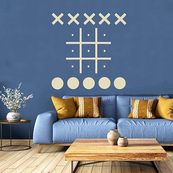 Tic Tac Toe Wall-Mount Game,Game Room Decor,Hallway Decor