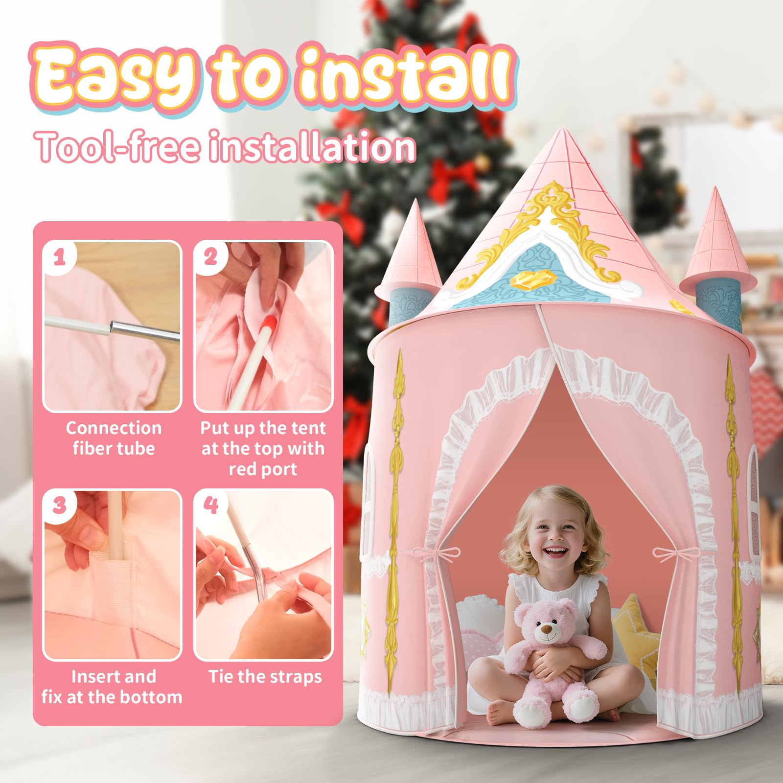 Kids Play Tent Princess Castle Playhouse