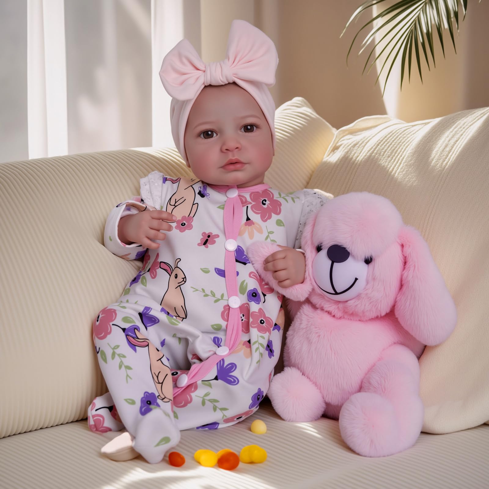 Reborn Baby Dolls - 20-inch Cute Soft Vinyl Realistic Baby Doll Real Life Baby Dolls