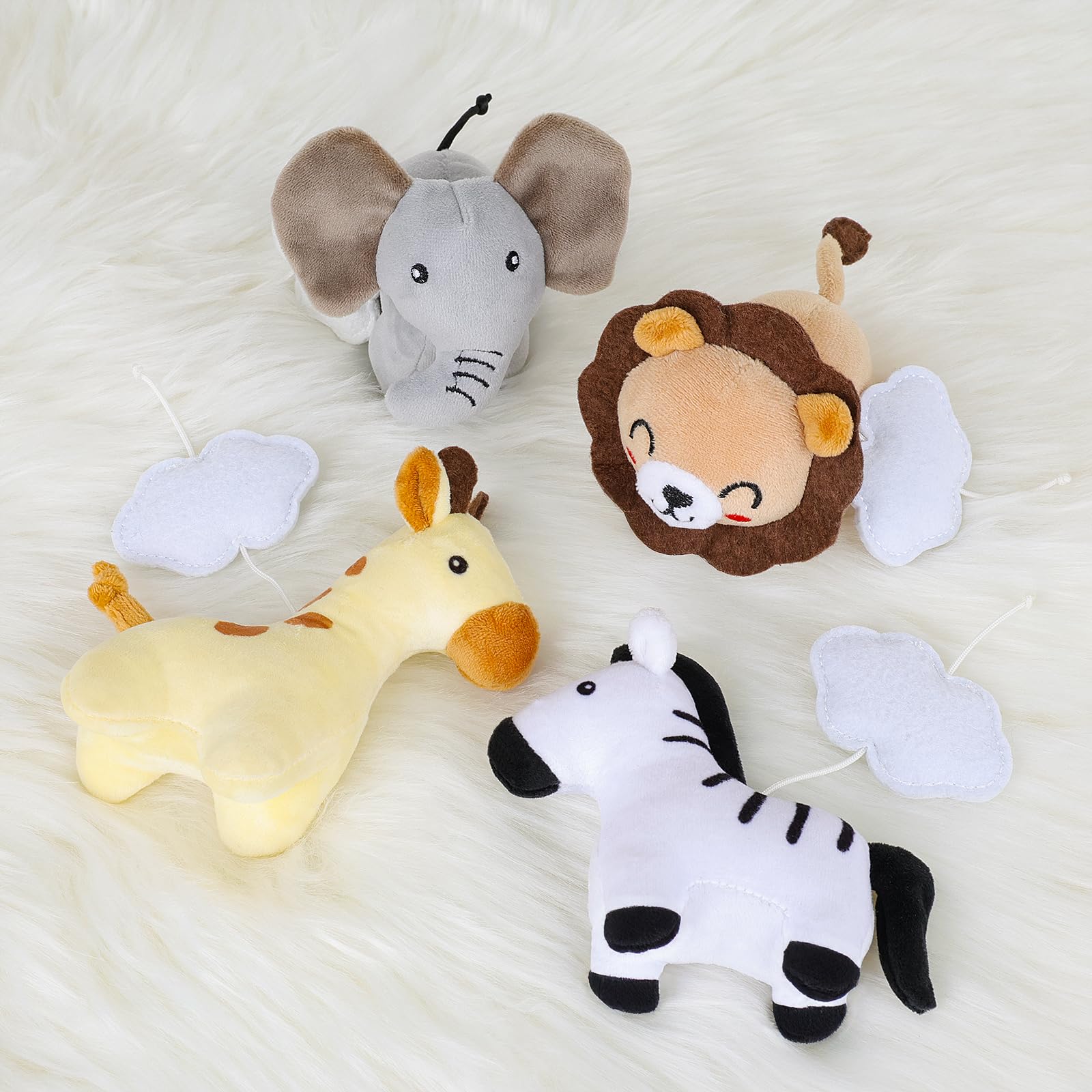 Animals Crib Mobile for Boys & Girls - Safari Baby Mobile for Crib