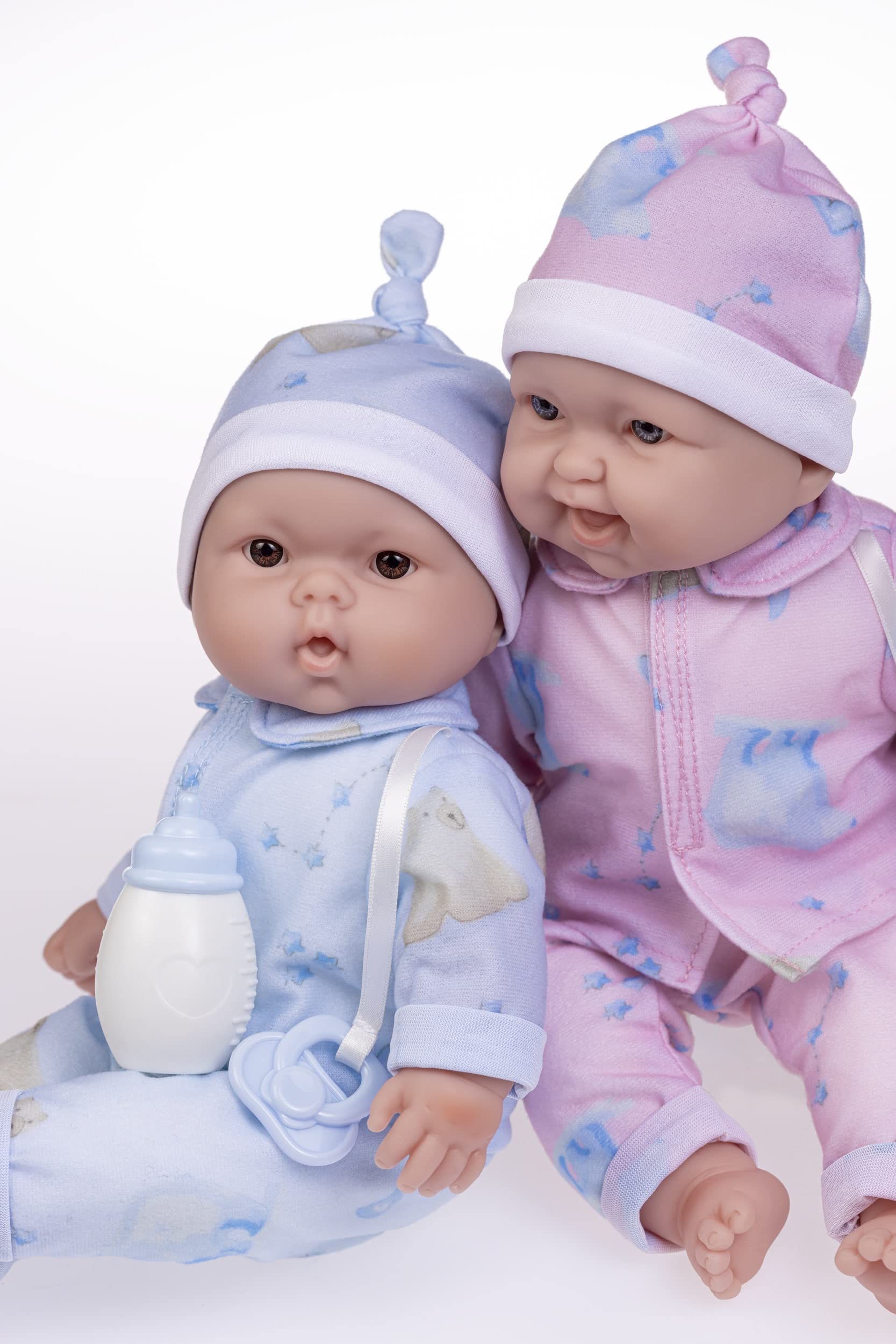 Twins 13" Realistic Soft Body Baby Dolls Berenguer Boutique | Twins Gift Set