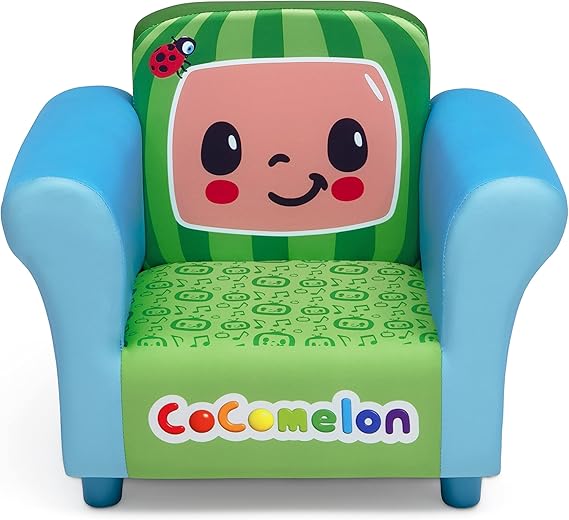 Upholstered Chair with PAW Patrol Graphics, Wood Frame