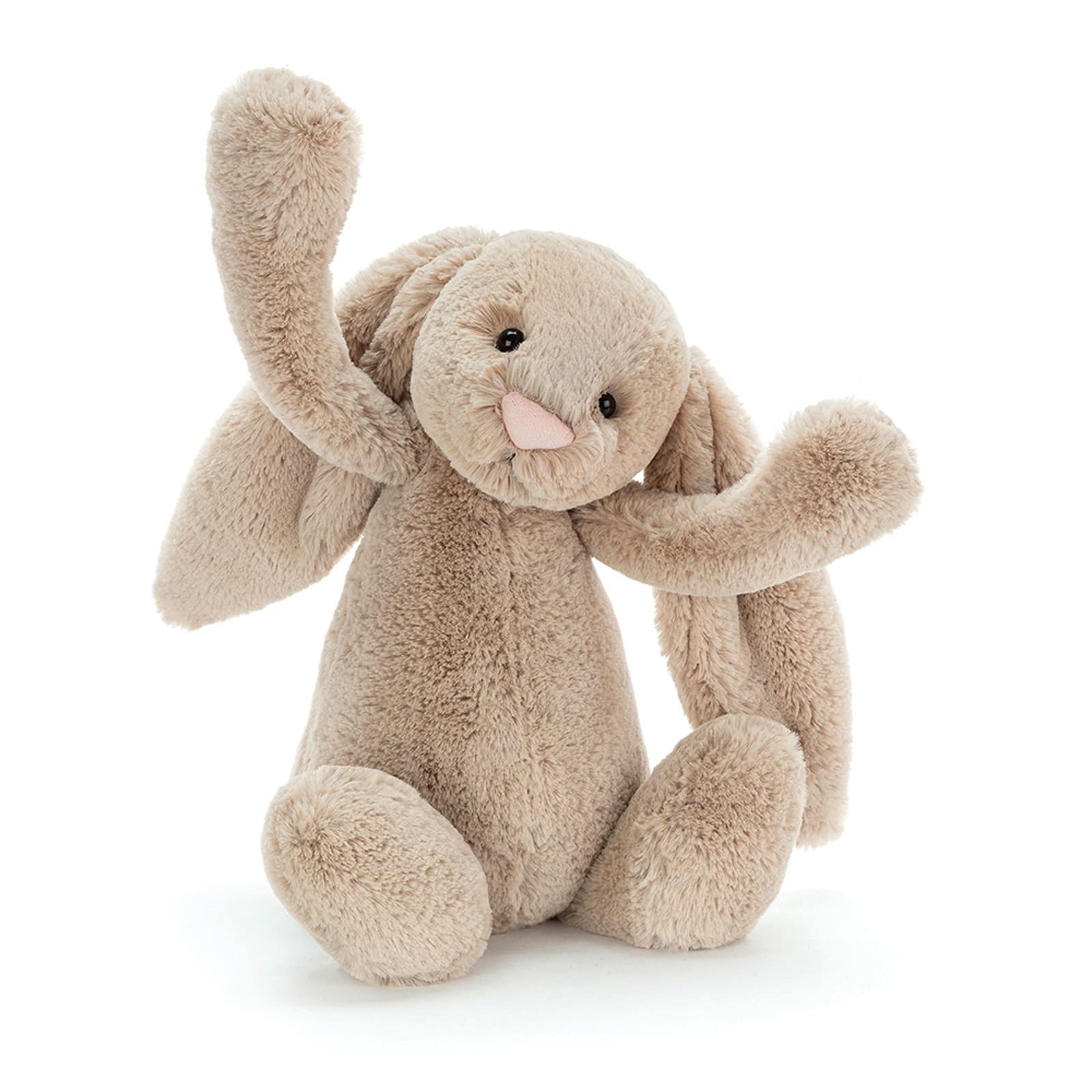 Bashful Beige Bunny Stuffed Animal, Large 14 inches - Rabbit and Bunny Plush Toy