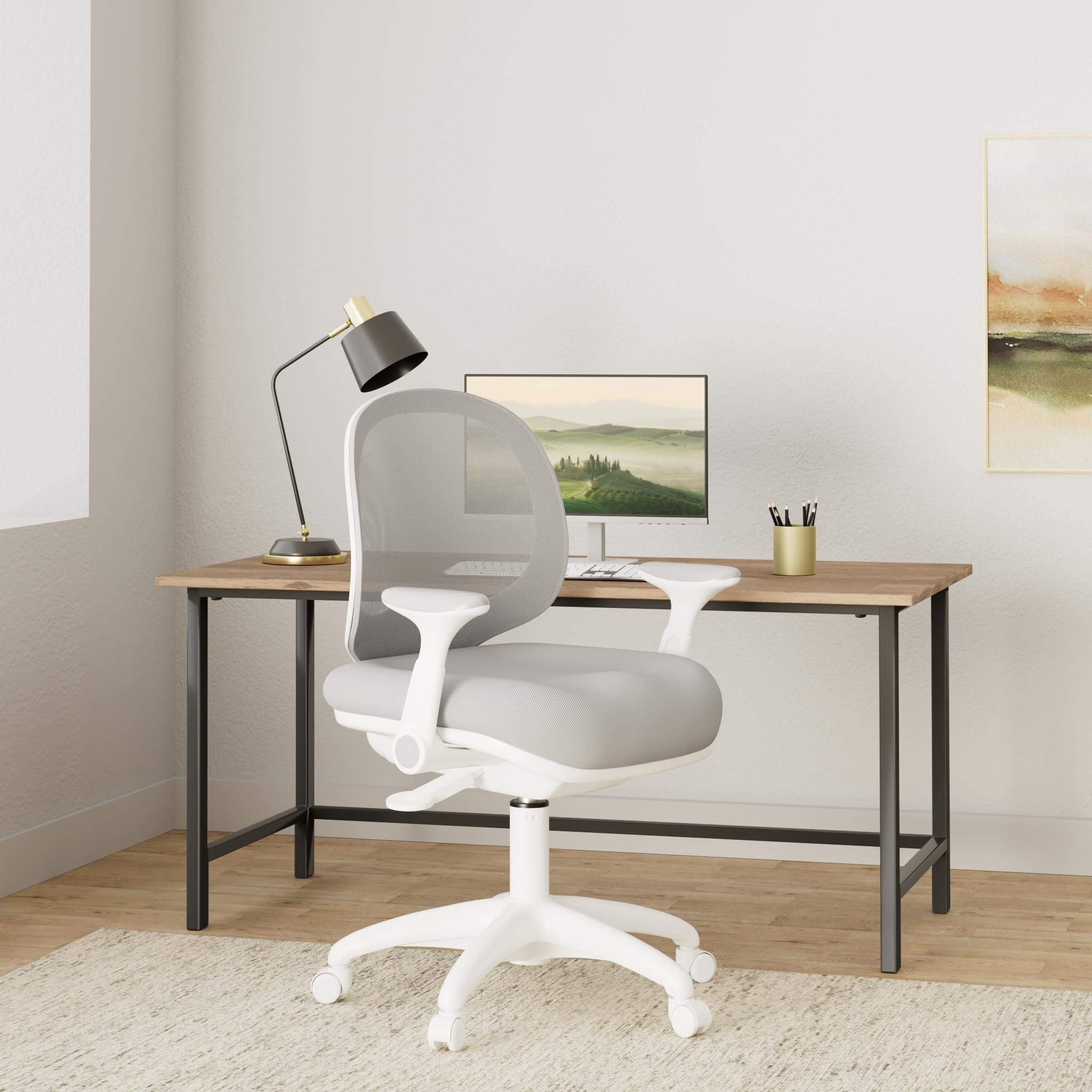 Ergonomic Kids Desk Chair with Adjustable Height and Armrests