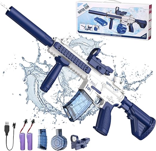Gun With Light Up,Auto Water Gun,Squirt Gun Blaster Up to 32 FT