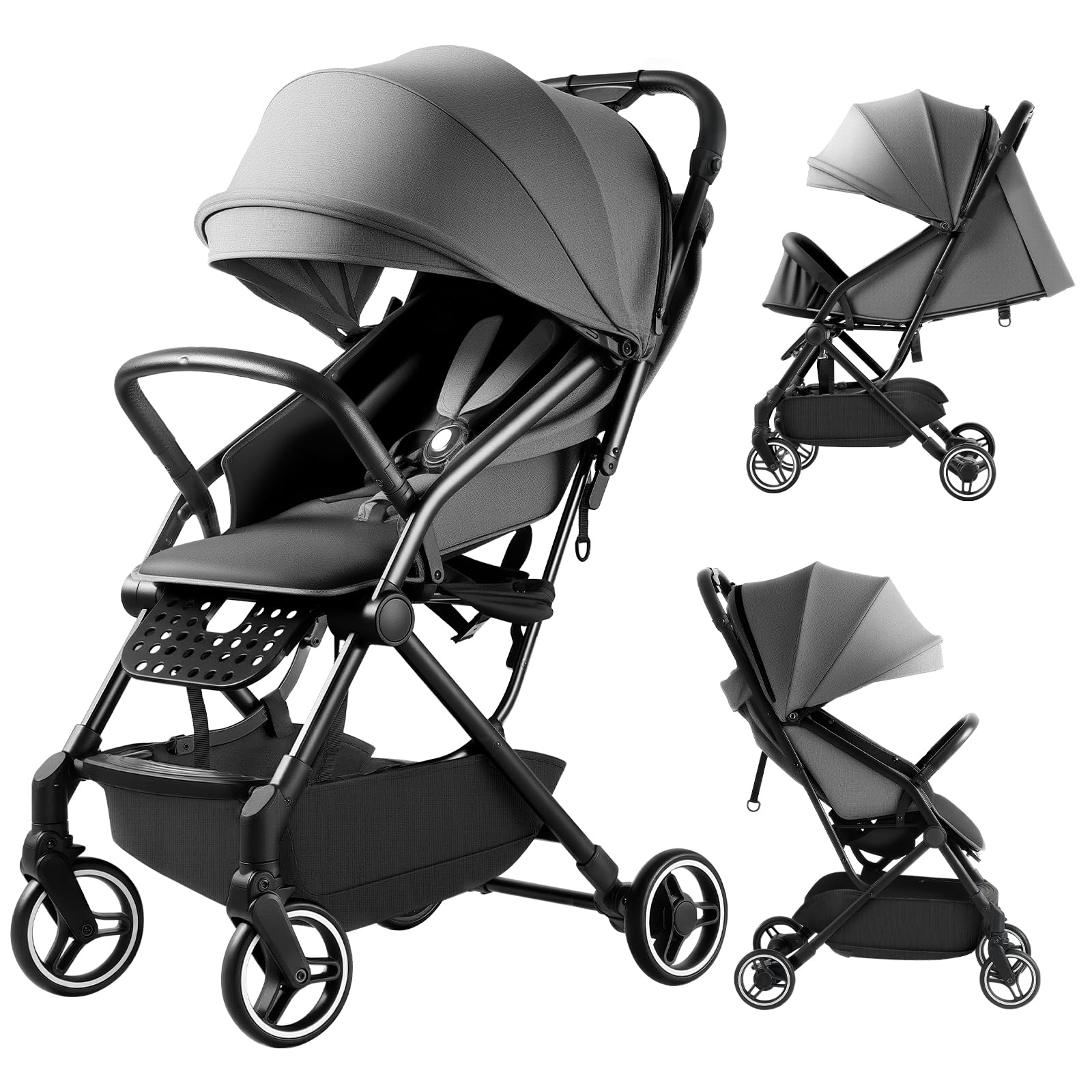 Lightweight Stroller Compact Travel Stroller for Airplane One-Click