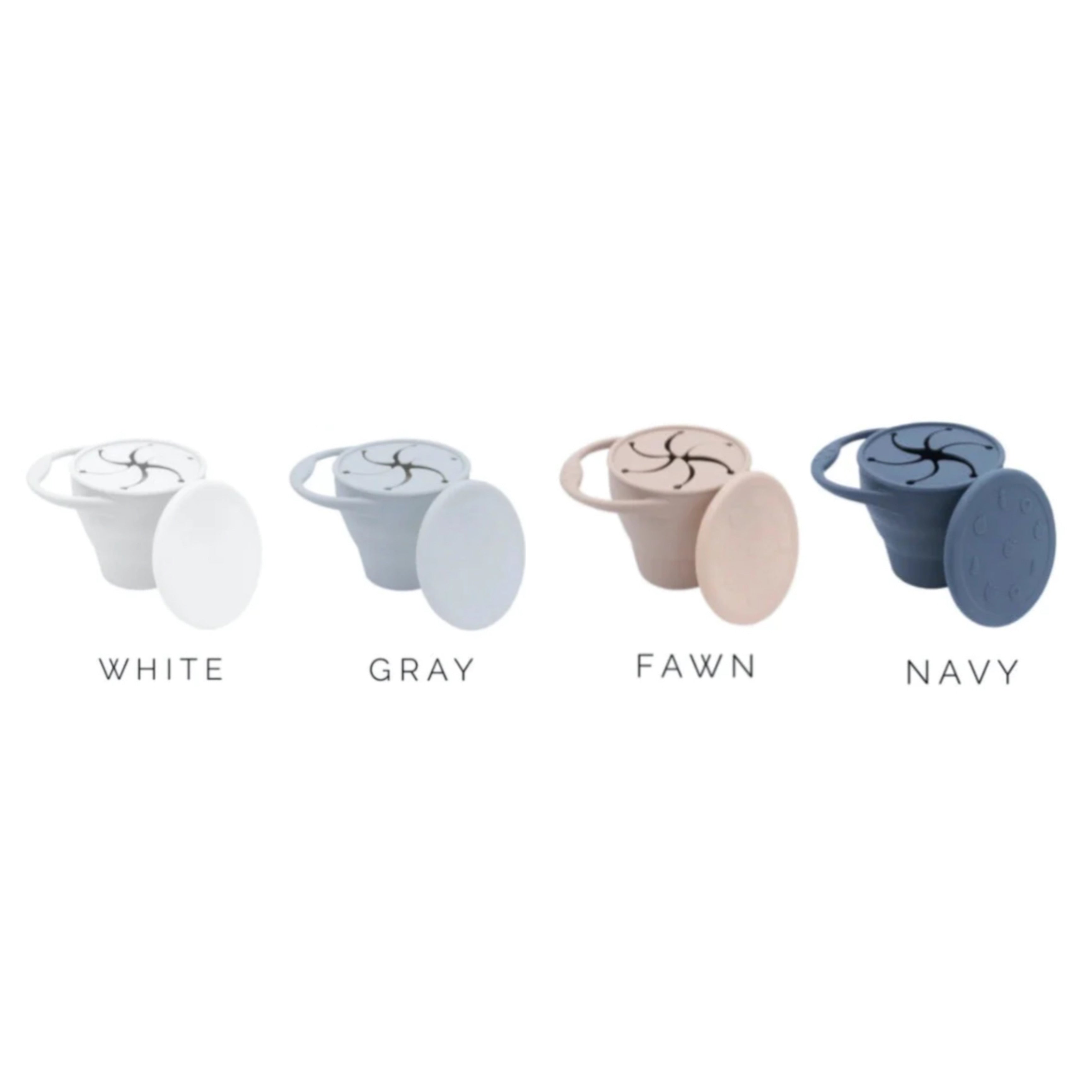 Silicone Collapsible Snack Cup (More Colors Available)