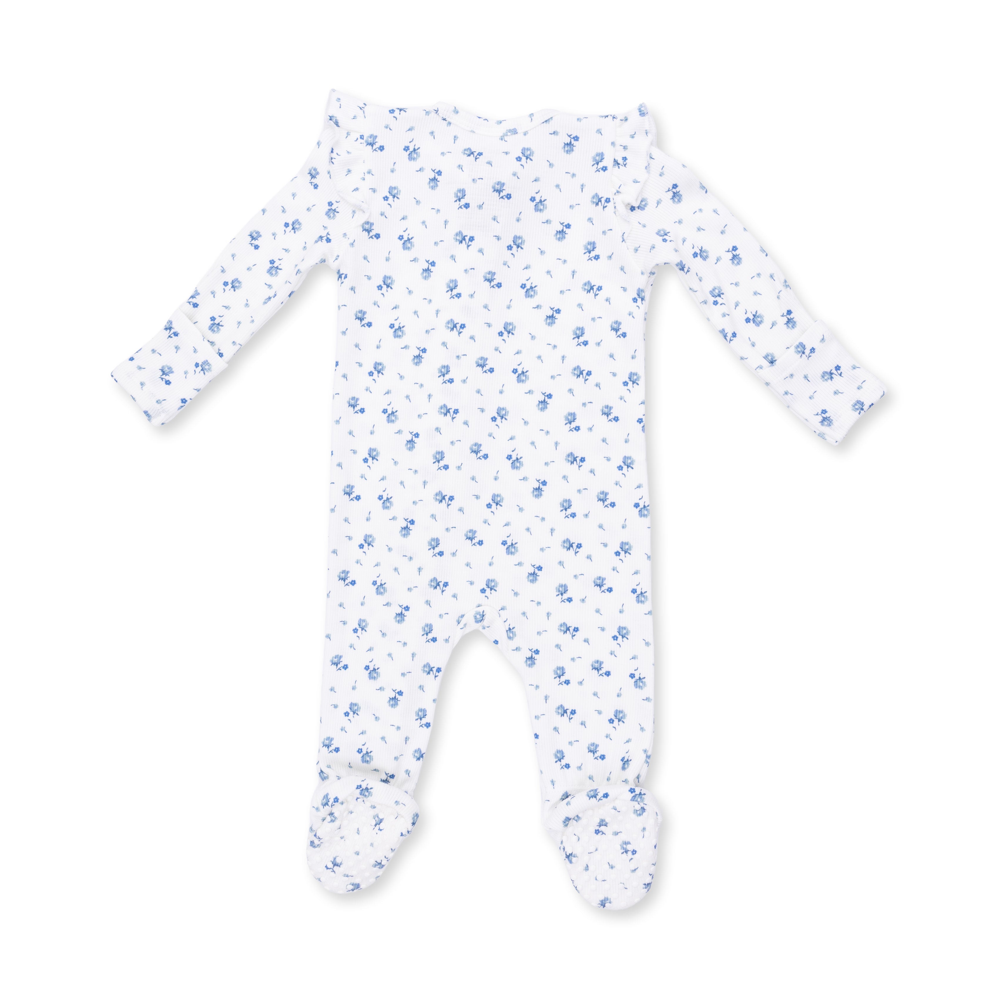 Joli Rosette - 2 Way Ruffle Sleeve Zipper Footie