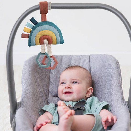 Bitzy Bespoke Ritzy Jingle Travel Toy - Rainbow