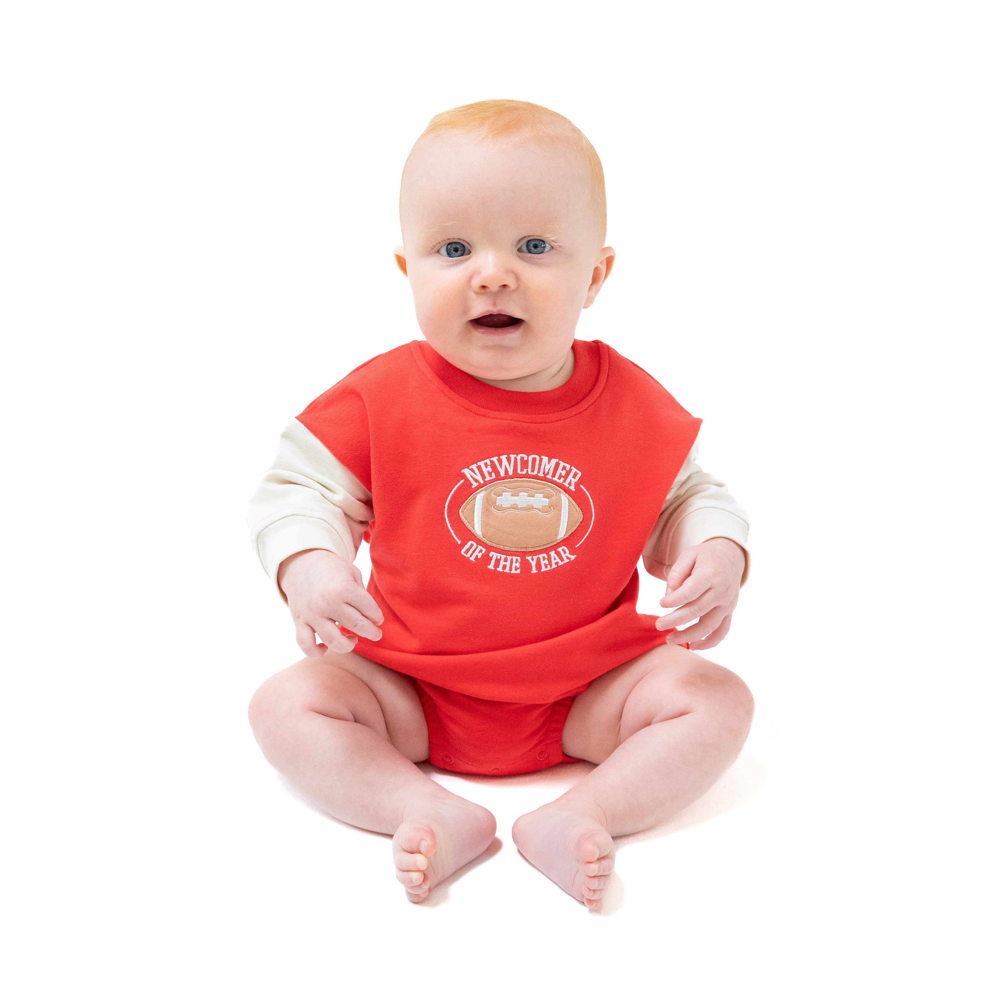 Varsity - Red - Sweatshirt Bubble Newcomer